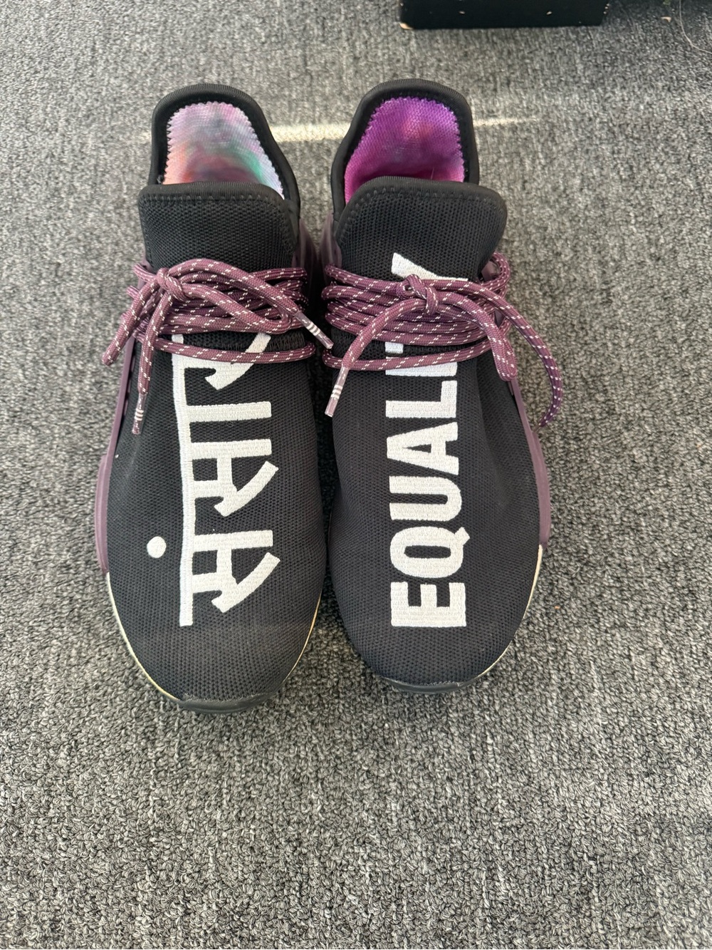Black & Purple Women’s 'Equal' Graphic Sneakers